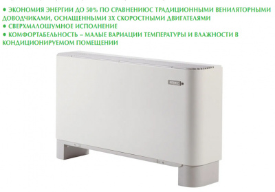 Италия Напольно-потолочный фанкойл до 3.5 кВт Aermec FCXI 24 ACT